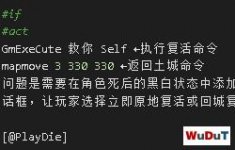传奇角色死后延迟复活脚本